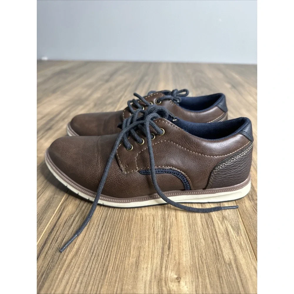 Mix No 6 Boys Size‎ 3 Oxford Dress Shoes Brown